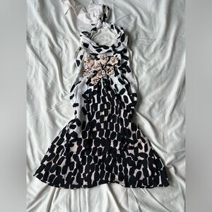 Diane von Furstenberg Silk Embellished Halter Top – Size 2